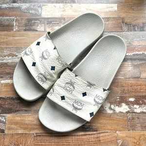 Custom MCM/Adidas Slides